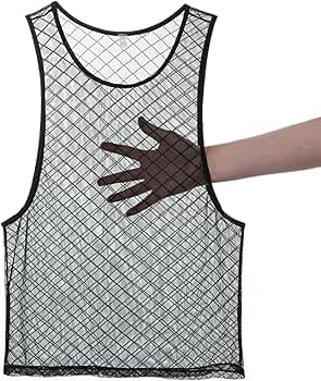 Amazon.com: ZAIGGUT Mesh Tank Top Men See Through Shirts
